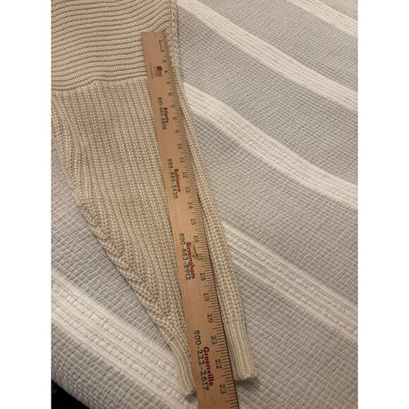 Free People Oversized Cream Sweater - Picture 4 of 9